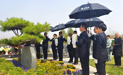 繁花为伴 回归自然 | 万桐园举行花坛生态葬集体安葬仪式